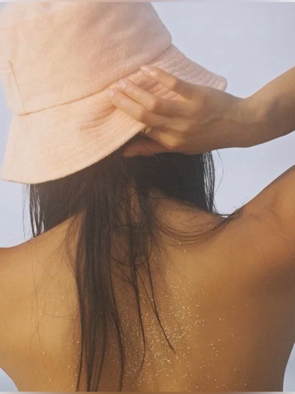Lack Of Color Pink Terry Wave Bucket Hat